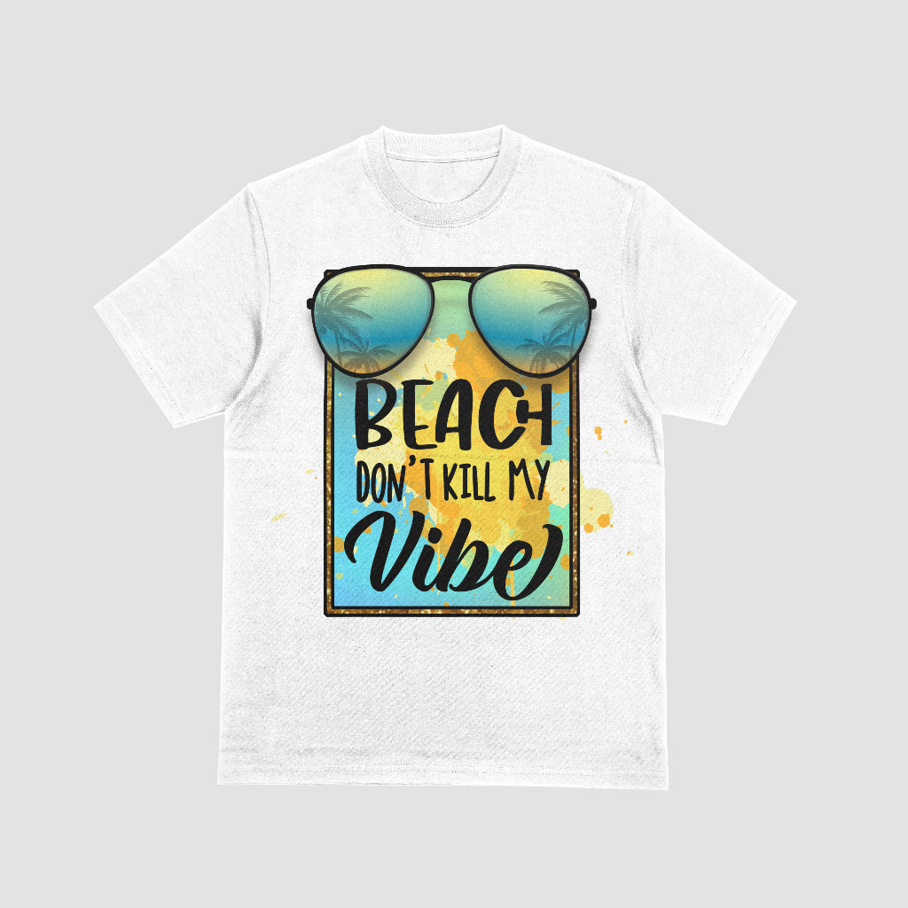Summer time, Beach vibe, Basic T-shirt