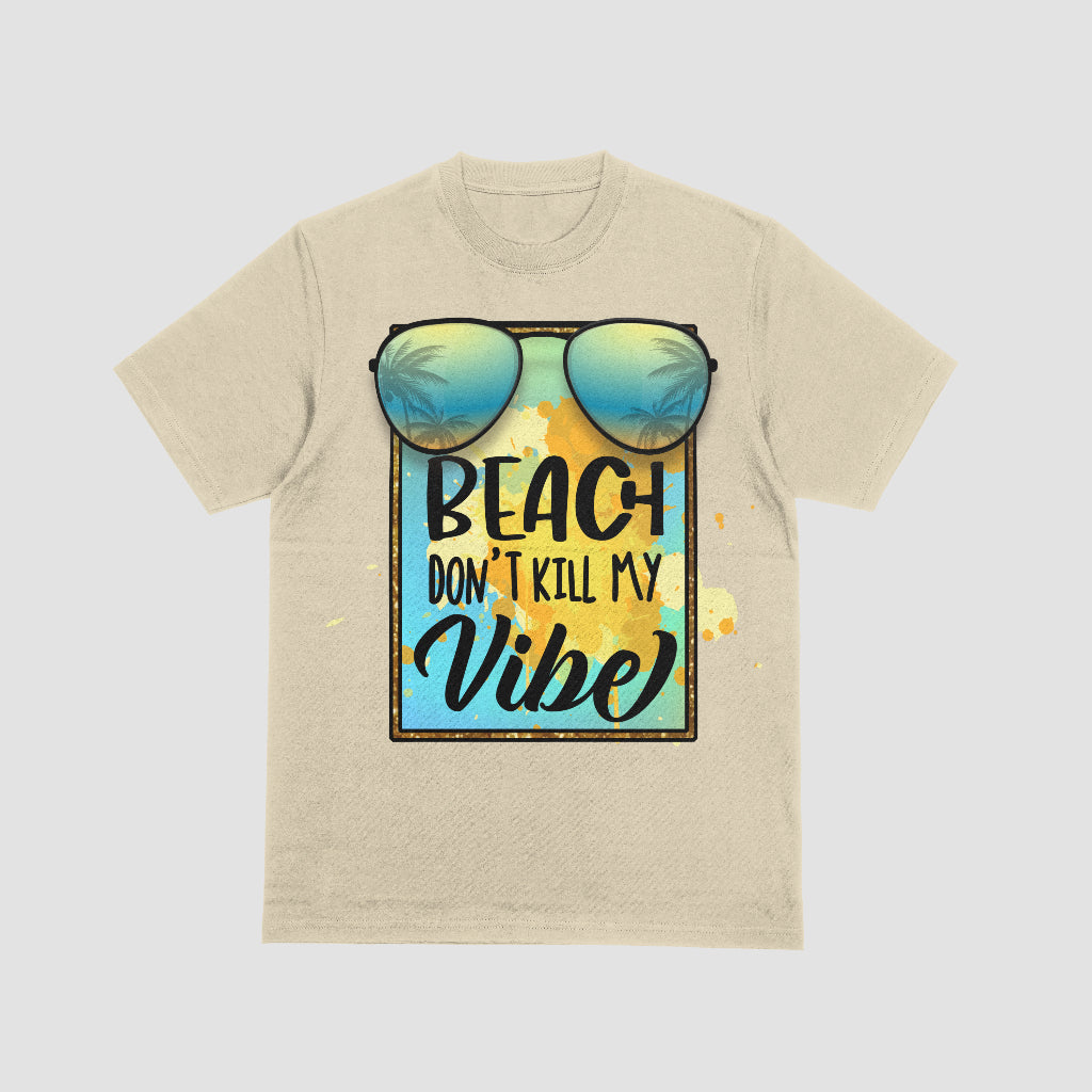 Summer time, Beach vibe, Basic T-shirt