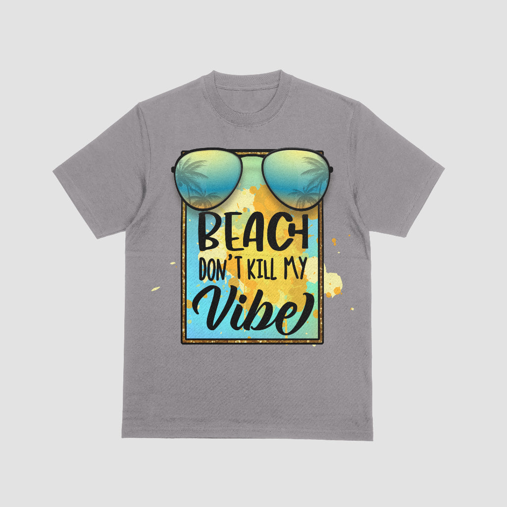 Summer time, Beach vibe, Basic T-shirt