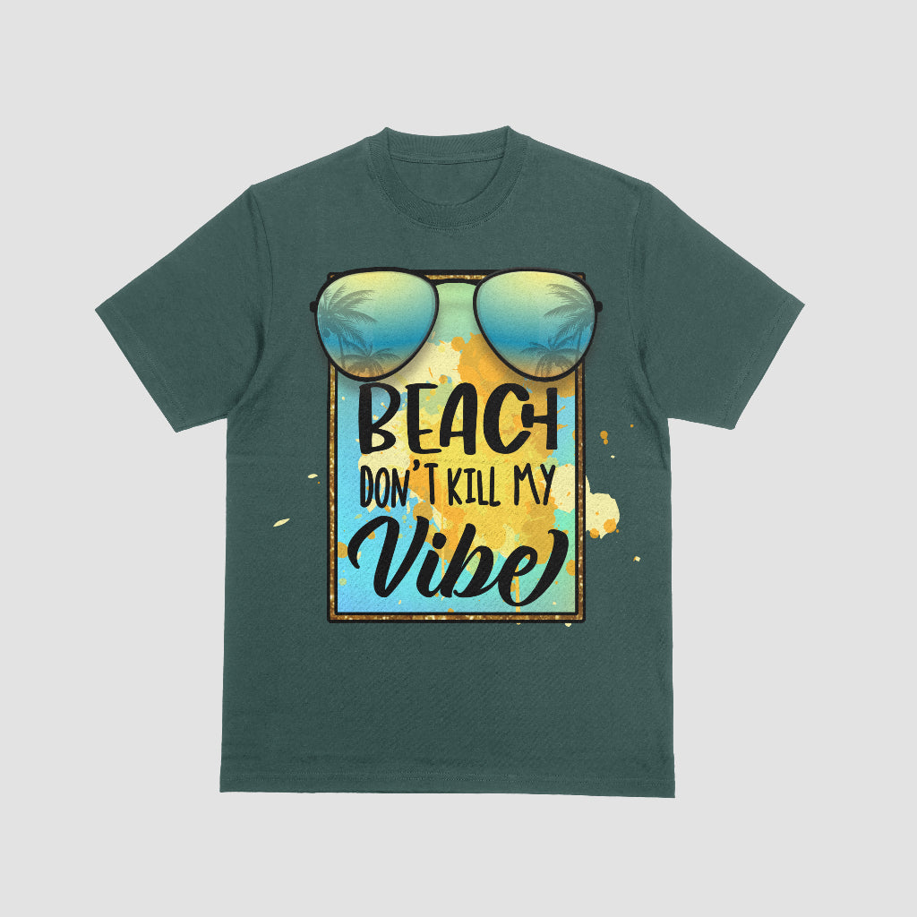 Summer time, Beach vibe, Basic T-shirt