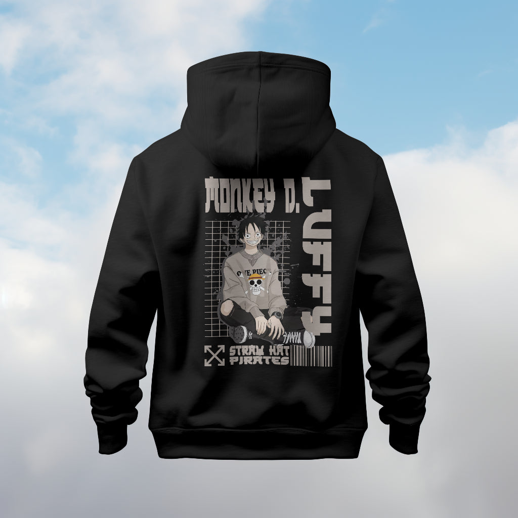 Luffy - One Peace, Pirate, Anime design - Hoodie