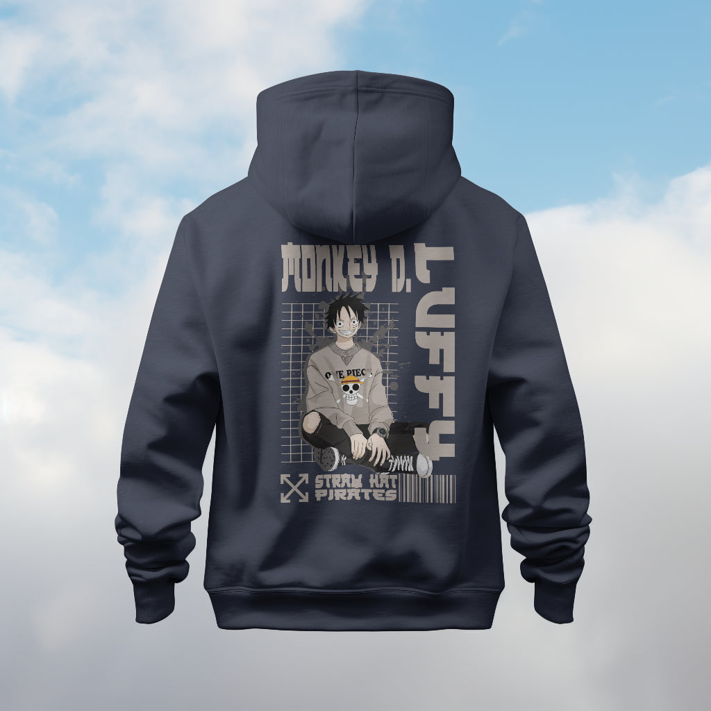 Luffy - One Peace, Pirate, Anime design - Hoodie