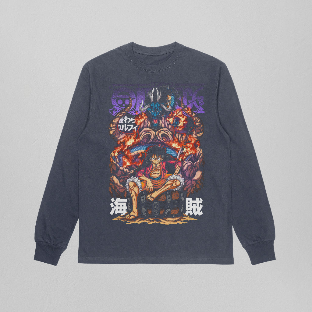One Peace - Pirate, Luffy & the dragon, Anime Design - Sweatshirt