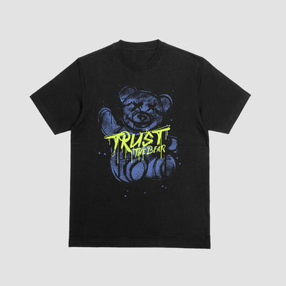 Trust the bear, blue teddy bear Basic T-shirt