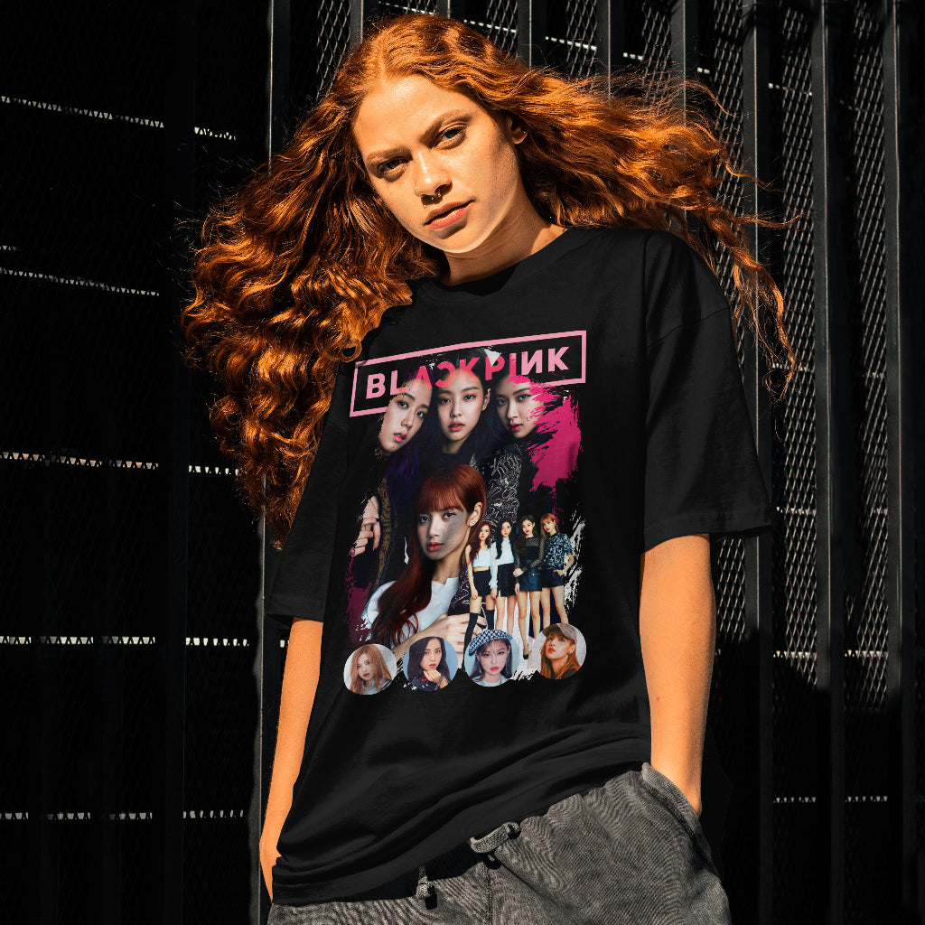 Kpop-BlackPink, Oversize T-shirt
