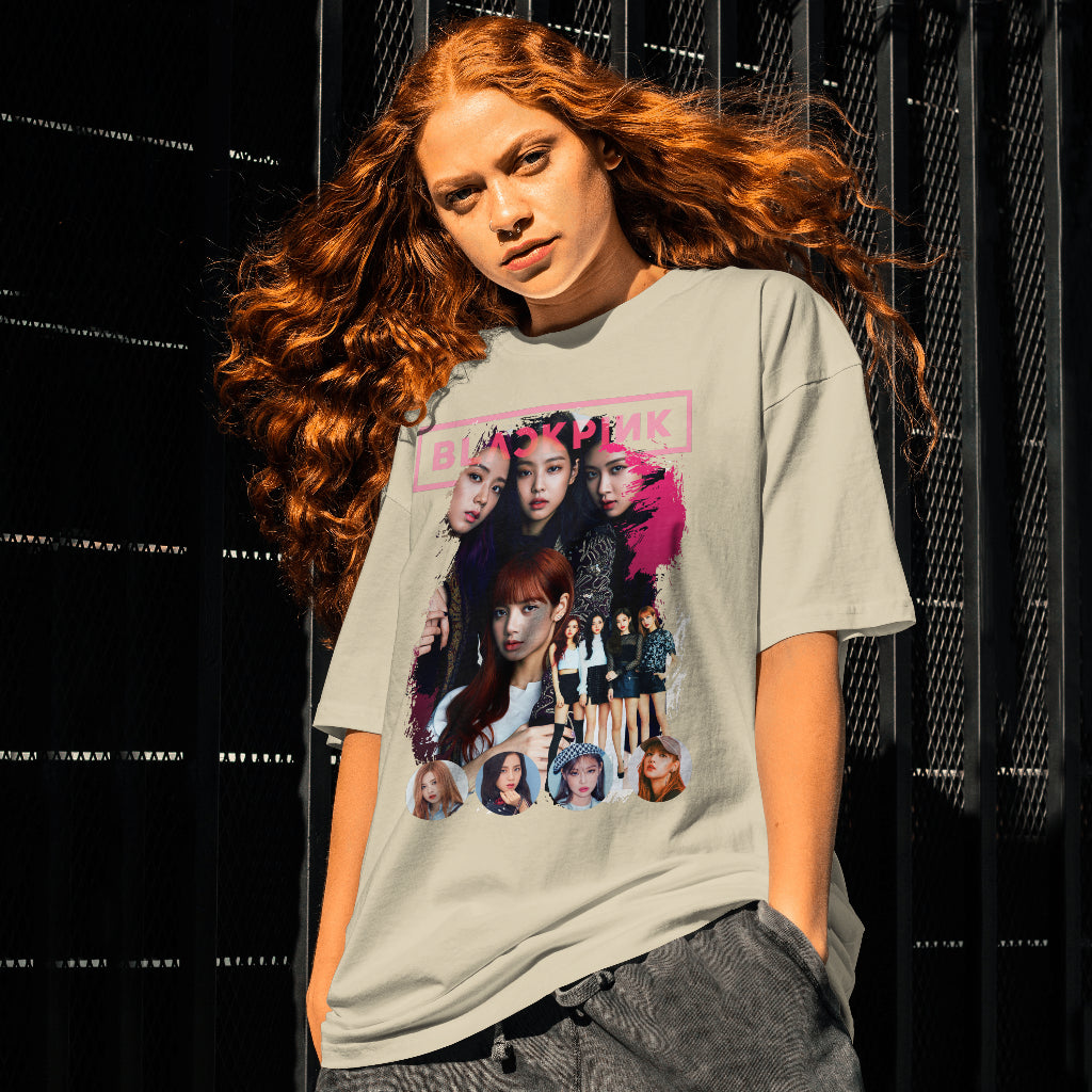 Kpop-BlackPink, Oversize T-shirt